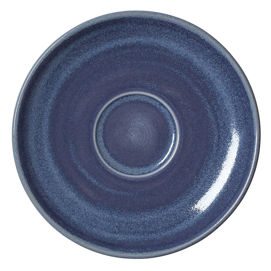 Steelite Revolution Vitrified Porcelain Bluestone Round Saucer 15.25cm Pack of 12