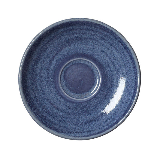 Steelite Revolution Vitrified Porcelain Bluestone Round Saucer 12.5cm Pack of 12