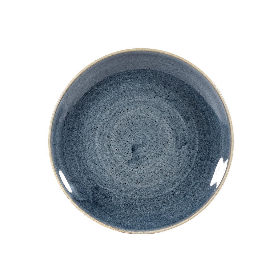 Churchill Stonecast Vitrified Porcelain Blueberry Round Coupe Bowl 31x4.4cm 240cl 84.5oz Pack of 6