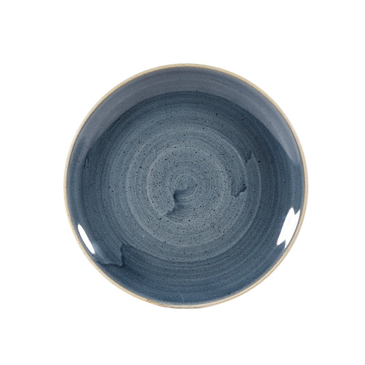 Churchill Stonecast Vitrified Porcelain Blueberry Round Coupe Bowl 31x4.4cm 240cl 84.5oz Pack of 6