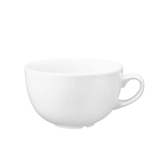 Churchill Vellum Vitrified Porcelain White Cappuccino Cup 34cl 12oz Pack of 12