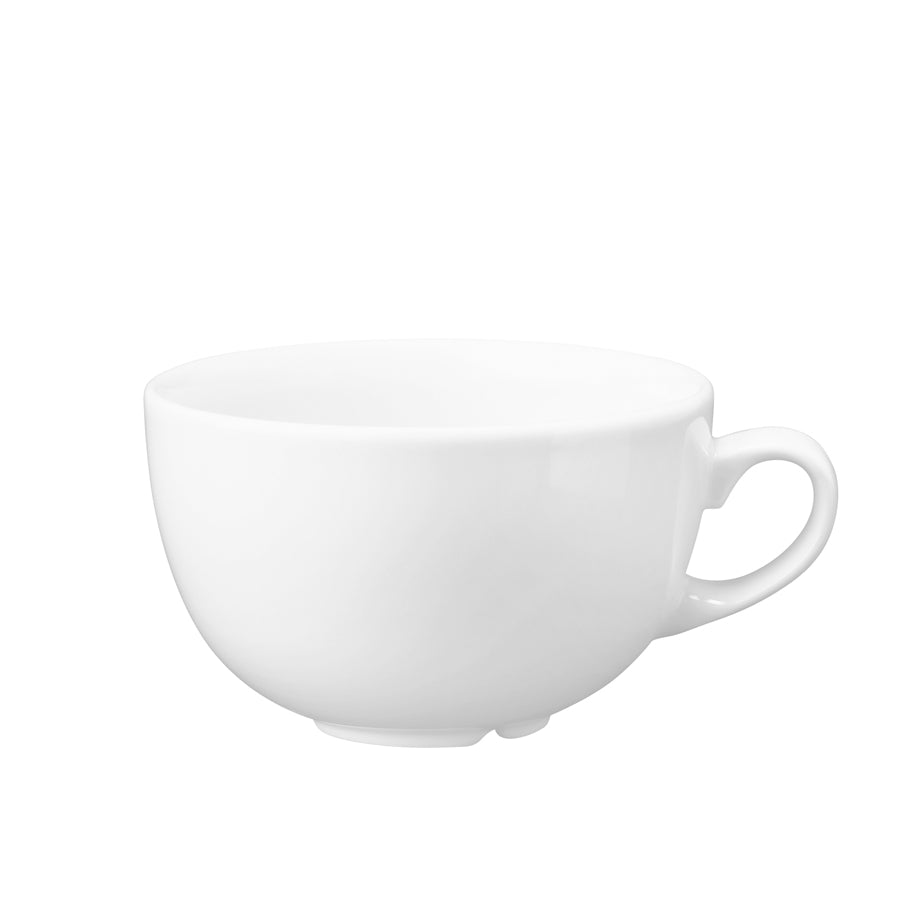 Churchill Vellum Vitrified Porcelain White Cappuccino Cup 22.7cl 8oz Pack of 12