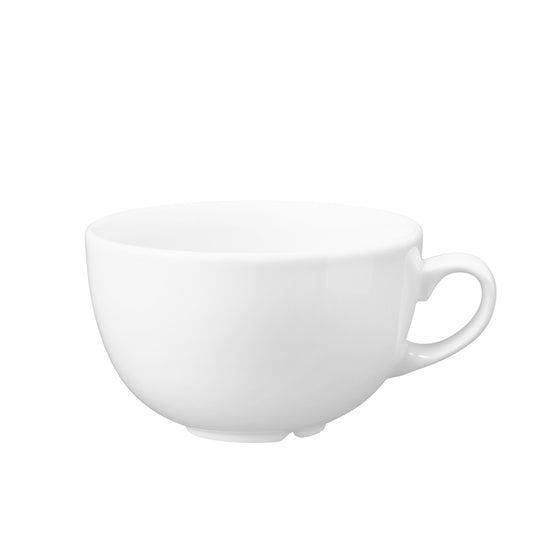 Churchill Vellum Vitrified Porcelain White Cappuccino Cup 22.7cl 8oz Pack of 12