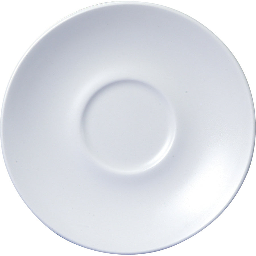 Churchill Vellum Vitrified Porcelain White Round Saucer 15.6 cm Pack of 12