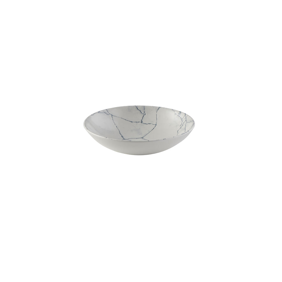 Churchill Studio Prints Kintsugi Vitrified Porcelain Pearl Grey Round Coupe Bowl 18.2cm 15oz Pack of 12