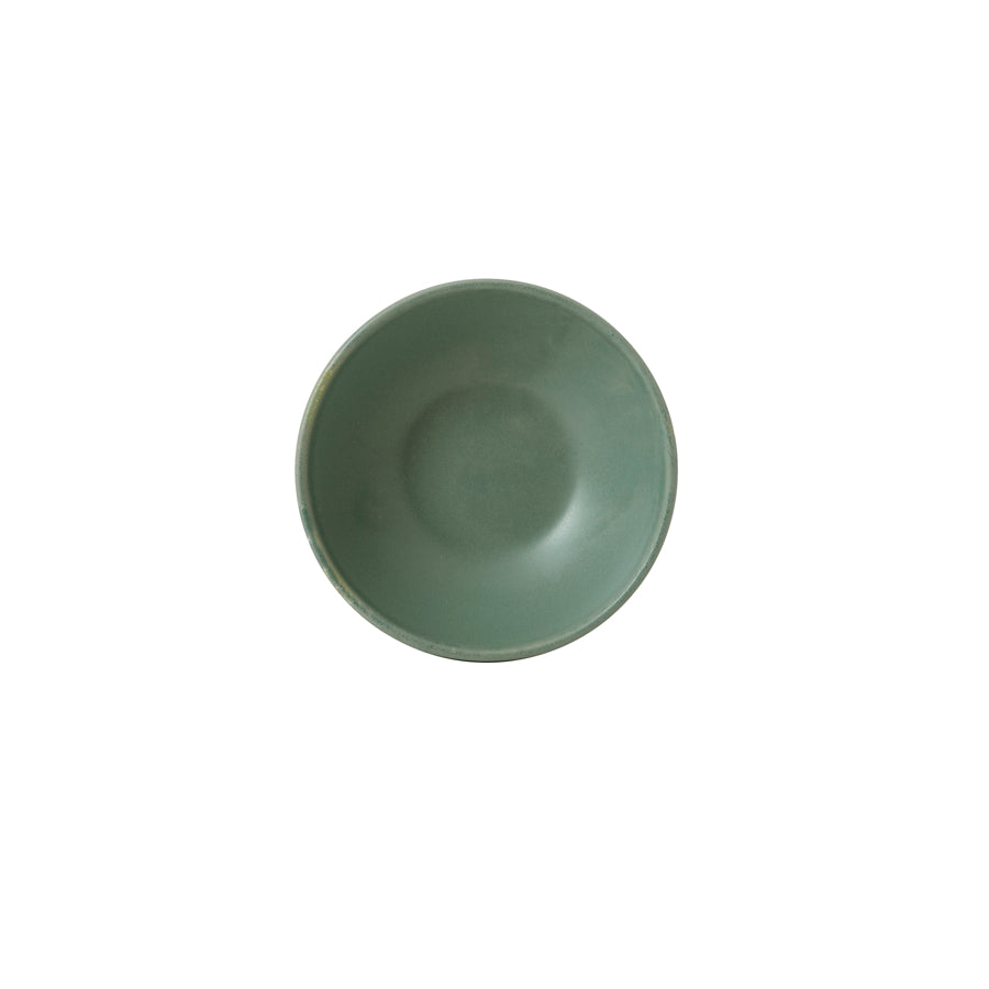 Churchill Nourish Vitrified Porcelain Andorra Green Round Contour Shallow Bowl 11.6cm 7oz Pack of 12