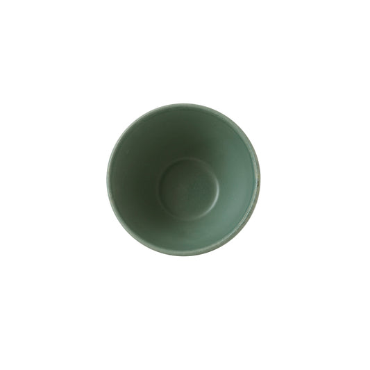 Churchill Nourish Vitrified Porcelain Andorra Green Round Contour Deep Bowl 10.2cm 8.4oz Pack of 12