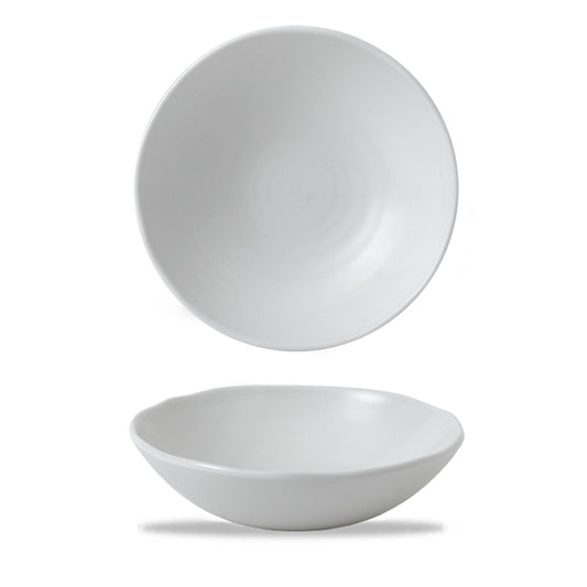 Dudson Vitrified Porcelain White Round Coupe Bowl 25cm 80cl 28oz Pack of 12