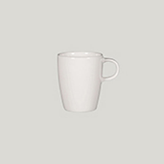 Rak Ease Vitrified Porcelain White Coffee Cup 7.3cm 23cl Pack of 12