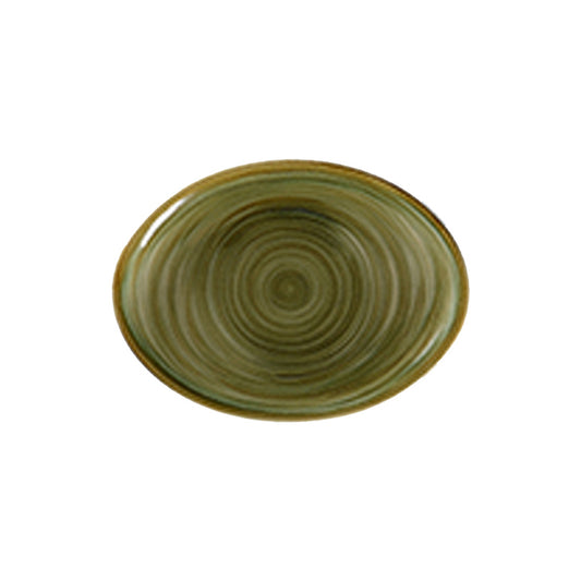 Rak Spot Vitrified Porcelain Emerald Oval Platter 26cm Pack of 12