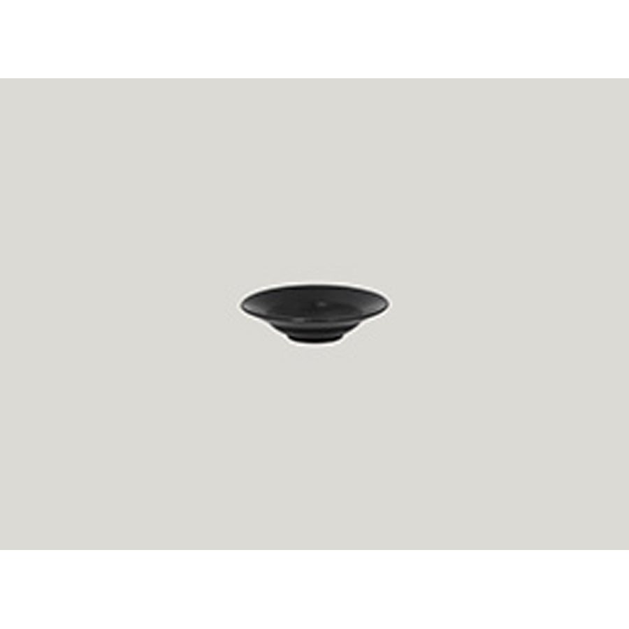 Rak Suggestions Chill Vitrified Porcelain Black Round Small Dish 13cm Pack of 12