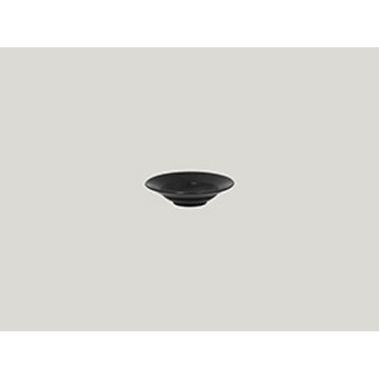 Rak Suggestions Chill Vitrified Porcelain Black Round Small Dish 13cm Pack of 12