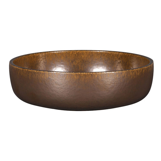 Rak Ease Vitrified Porcelain Rust Round Bowl 20cm 110cl Pack of 4