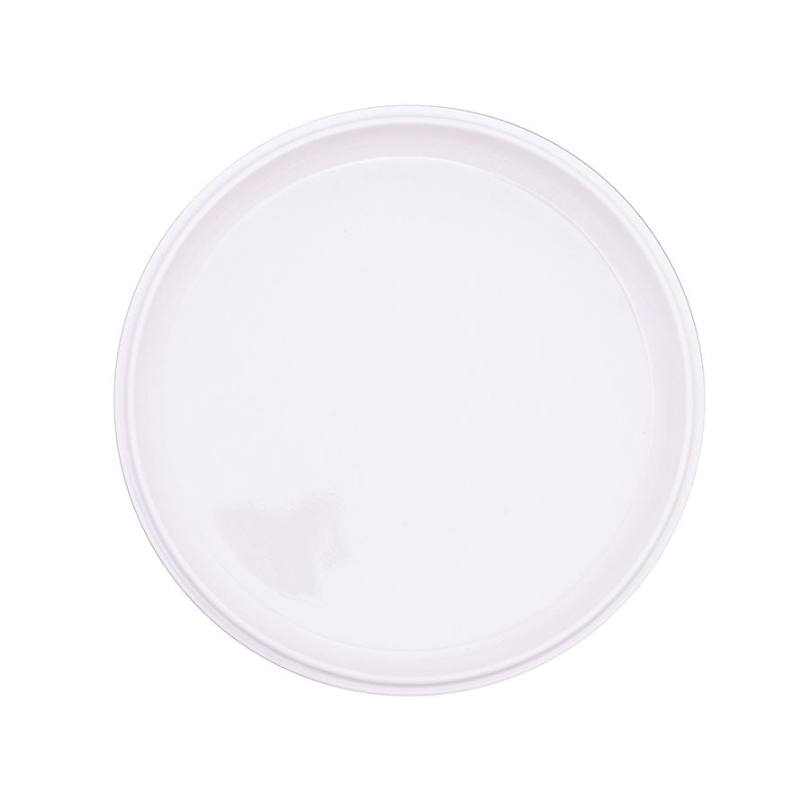 Mirage Fusion Melamine White Round Plate/Lid 16cm Pack of 6