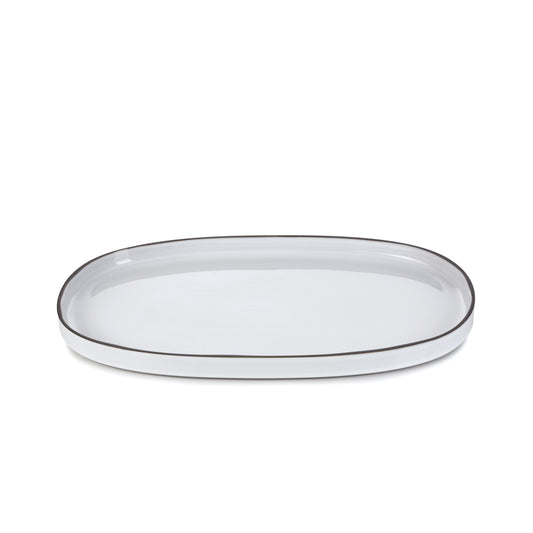 Revol Caractere Ceramic White Oval Dish 46.5x28.7cm