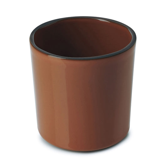 Revol Caractere Ceramic Cinnamon Round Cup 8x8cm 22cl Pack of 4