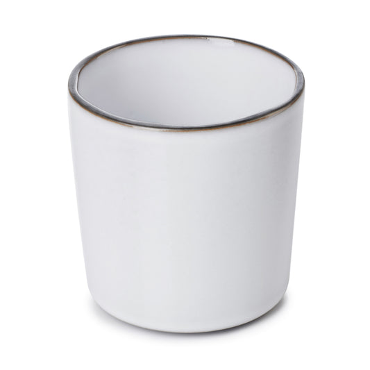 Revol Caractere Ceramic White Round Cup 8x8cm 22cl Pack of 4