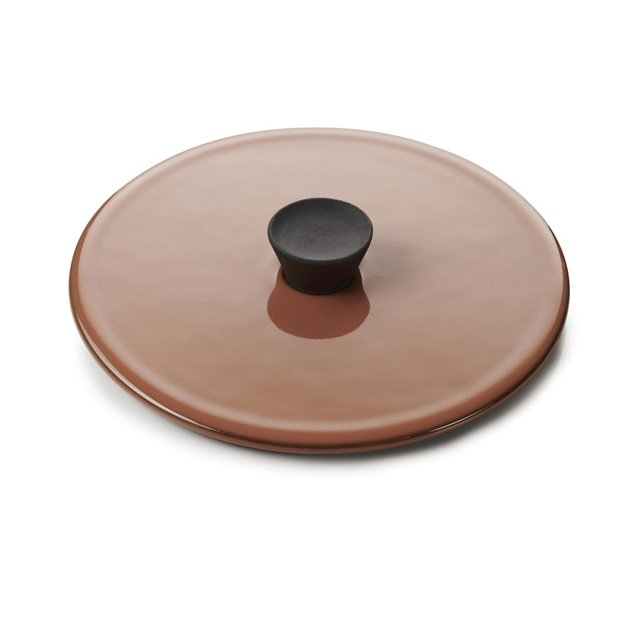 Revol Caractere Ceramic Cinnamon Lid For Cocotte 12cm Pack of 4