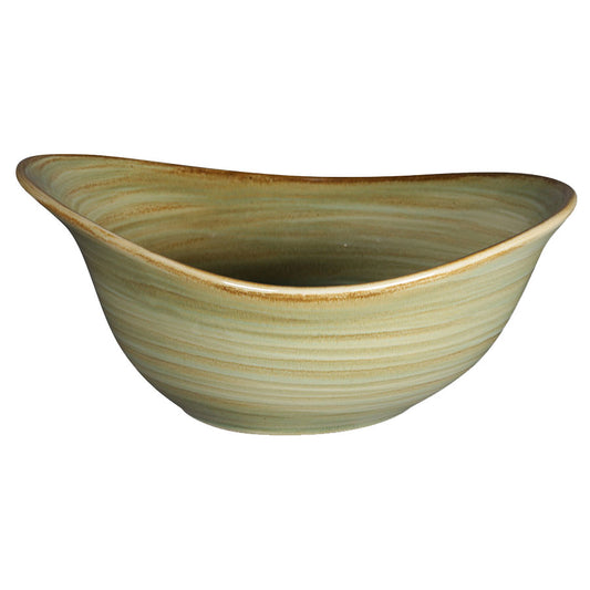 Rak Spot Vitrified Porcelain Emerald Organic Bowl 17.5cm 52cl Pack of 12