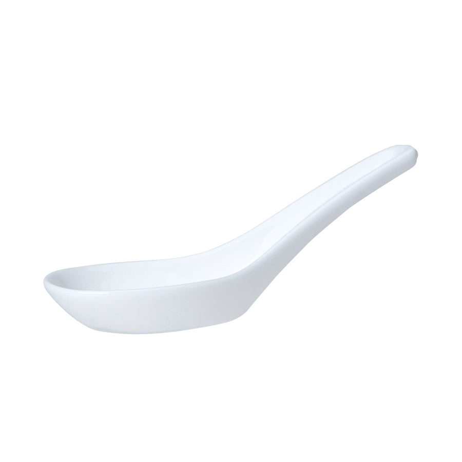 William Edwards Asian Bone China White Oriental Chinese Spoon 14.5x4.5cm Pack of 24