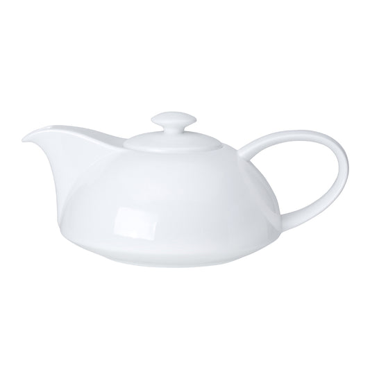 William Edwards Miscellaneous Bone China White Teapot 65cl Pack of 6