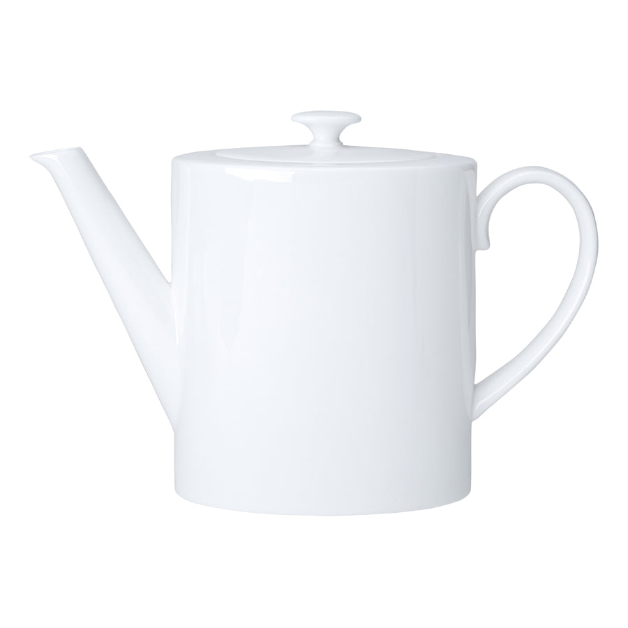 William Edwards Coupe White Bone China Oval Coffee Pot 100cl Pack of 6