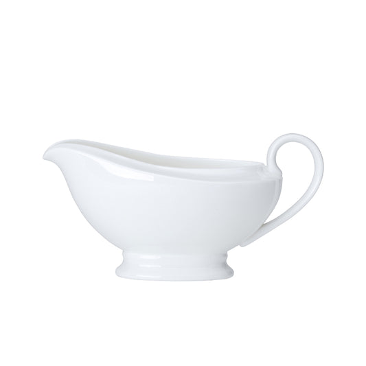 William Edwards President & Banqueting Bone China White Gravy Boat 19cm 28cl 10oz Pack of 12