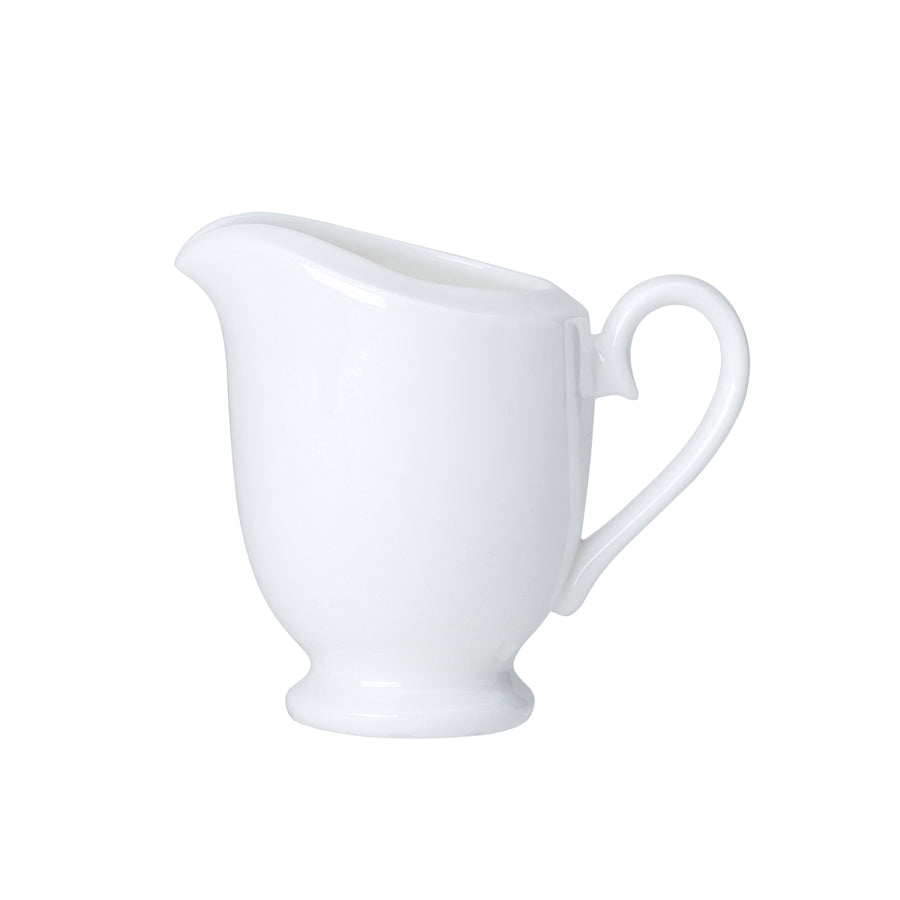 William Edwards Classic White Bone China Cream Jug 12cl Pack of 12