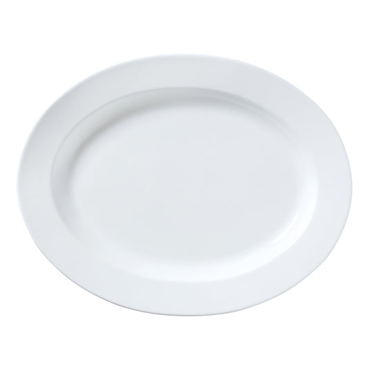 William Edwards Miscellaneous Bone China White Oval Dish 41cm Pack of 6