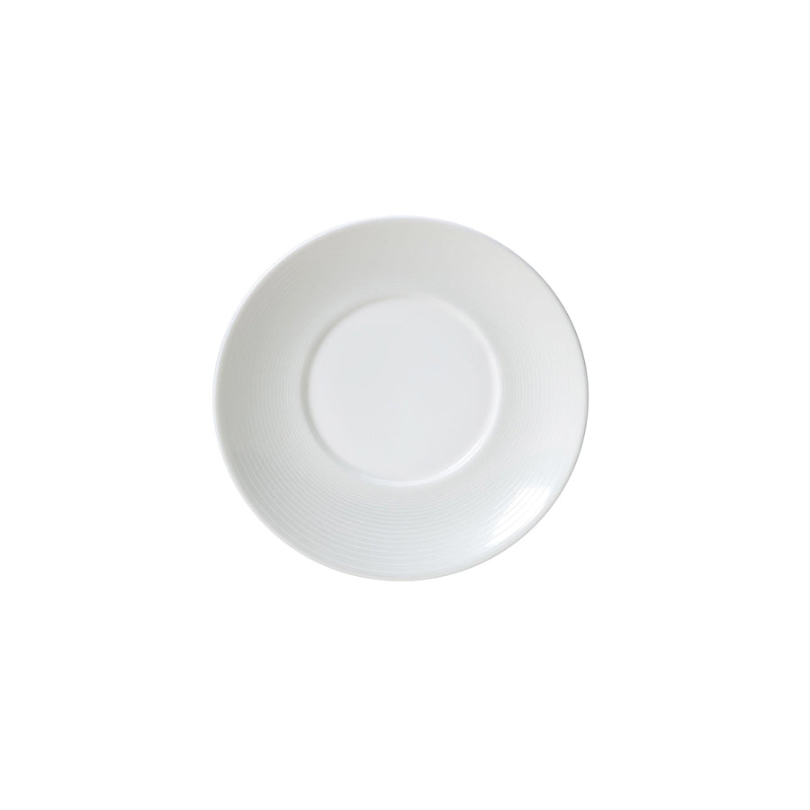 William Edwards Spiro Bone China White Round Saucer 16cm Pack of 12