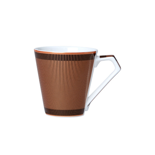 William Edwards Gatsby Bone China White & Copper Espresso Cup 12cl Pack of 12