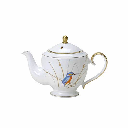 William Edwards Reed Bone China White 4 cup Classic Teapot 80cl Pack of 6