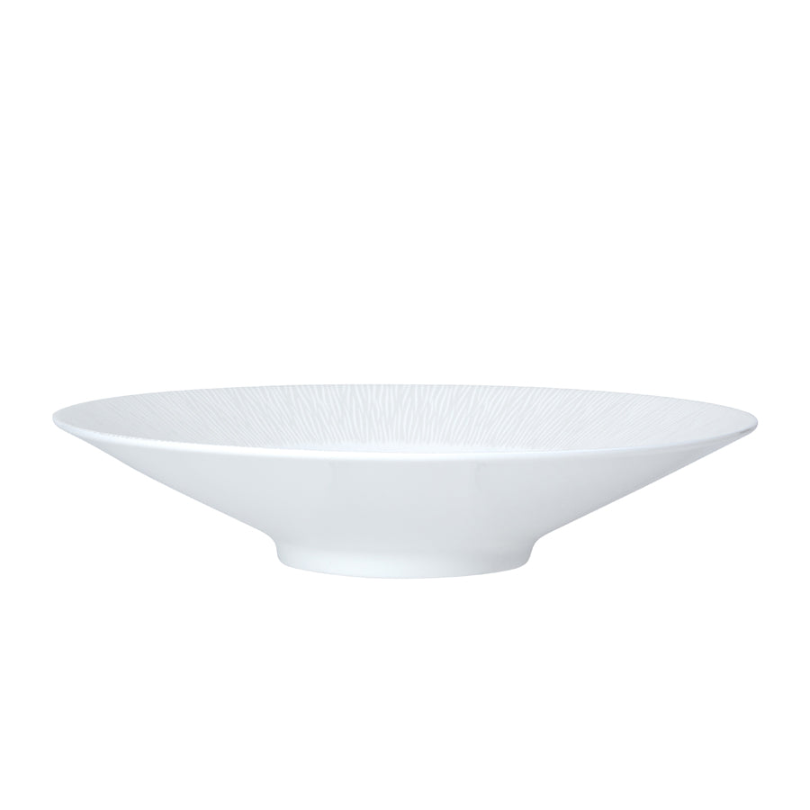 William Edwards Flame Bone China White Round Bowl 27.5cm Pack of 6