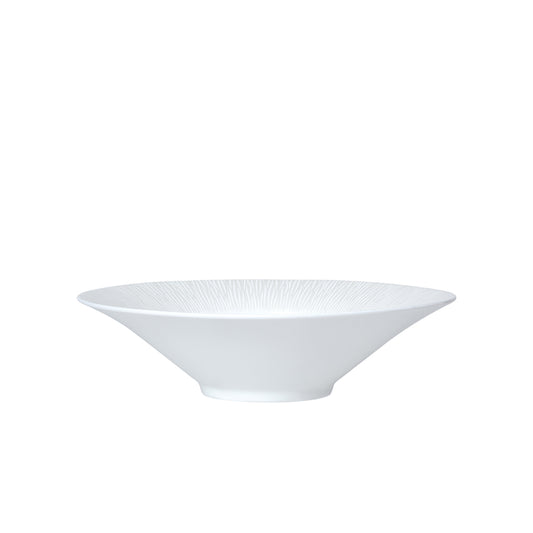 William Edwards Flame Bone China White Round Bowl 22.5cm Pack of 12