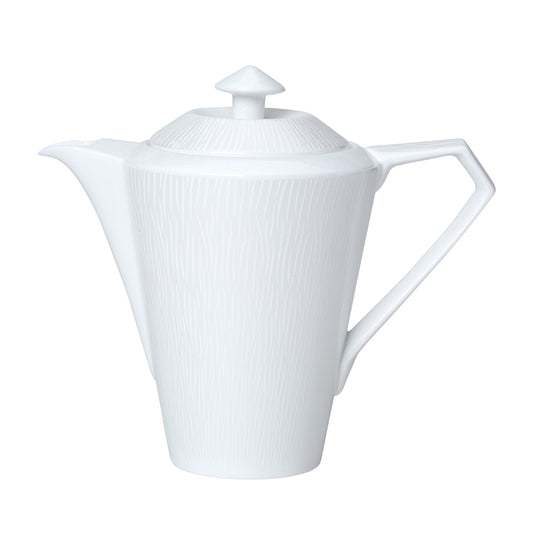 William Edwards Flame Bone China White Coffee Pot 66cl Pack of 6