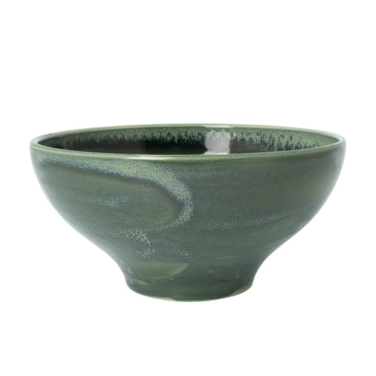 Steelite Aurora Vitrified Porcelain Vesuvius Burnt Emerald Round Tulip Bowl 17.5cm Pack of 12