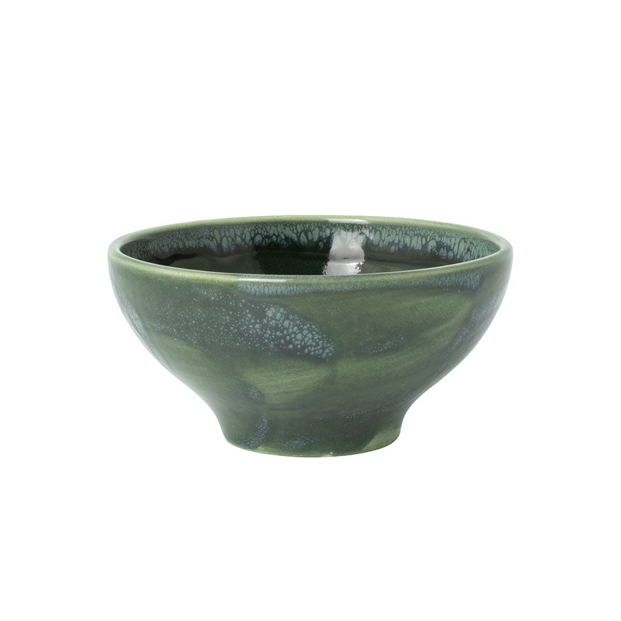 Steelite Aurora Vitrified Porcelain Vesuvius Burnt Emerald Round Tulip Bowl 10cm Pack of 12