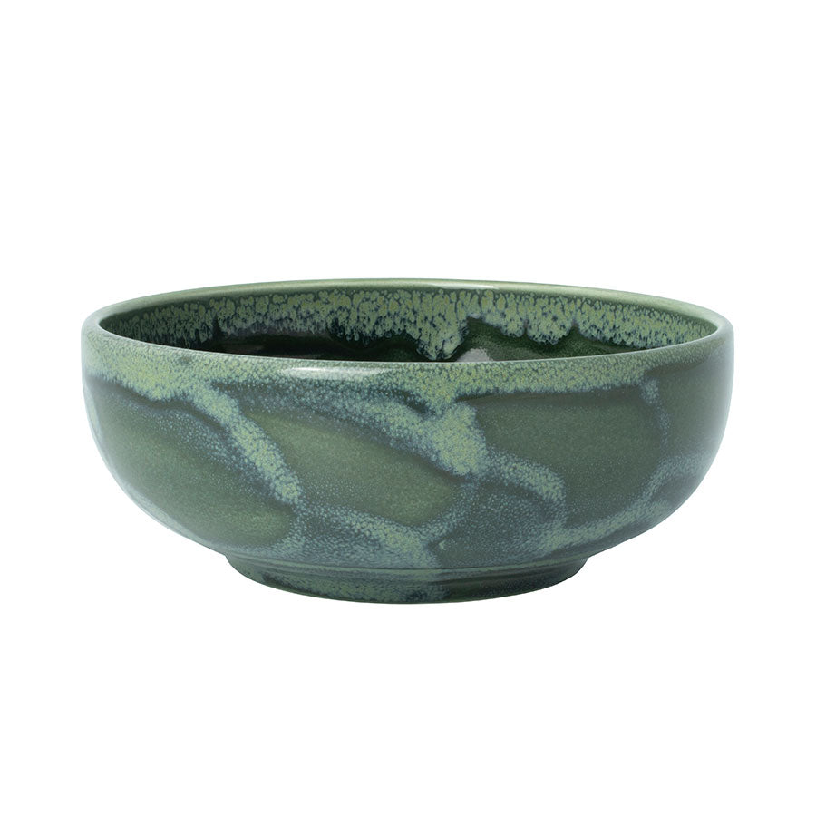 Steelite Aurora Vitrified Porcelain Vesuvius Burnt Emerald Round Bowl 15.5cm Pack of 12