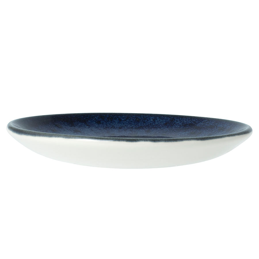 Steelite Aurora Vitrified Porcelain Vesuvius Lapis Round Saucer 12.5cm Pack of 12