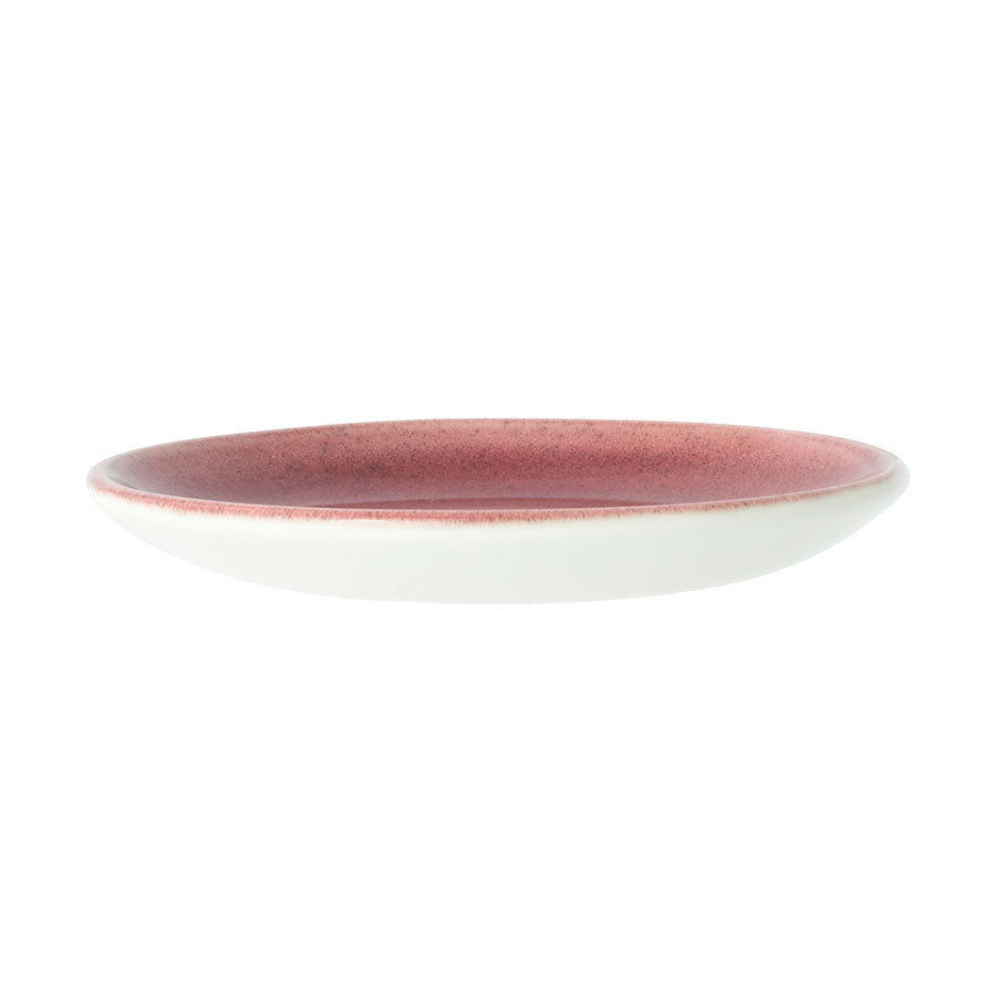 Steelite Aurora Vitrified Porcelain Vesuvius Rose Round Quartz Saucer12.5cm Pack of 12