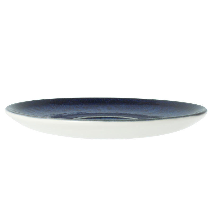 Steelite Aurora Vitrified Porcelain Vesuvius Lapis Round Saucer 15.25cm Pack of 12