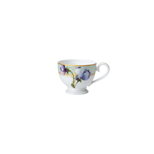 William Edwards Trellis Bone China White Classic Footed Teacup 22cl Pack of 12