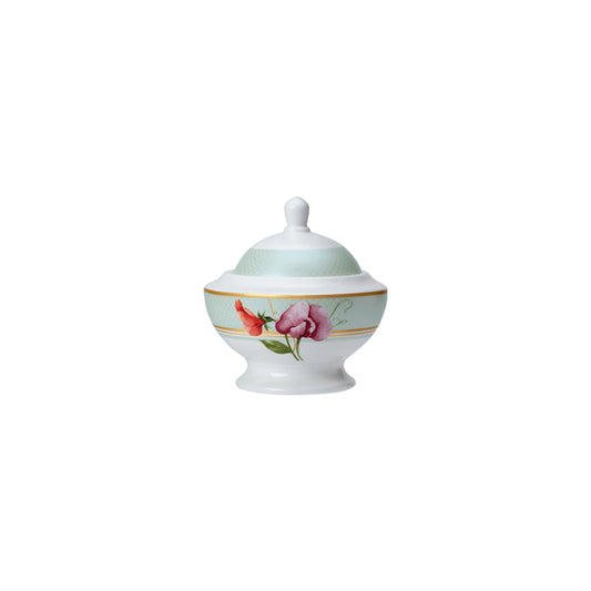 William Edwards Trellis Bone China White Round Classic Sugar Pot 25cl Pack of 12