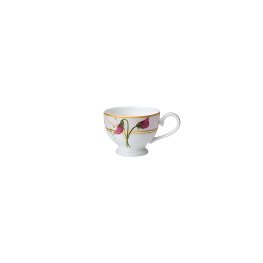 William Edwards Trellis Bone China White Classic Footed Espresso Cup 9cl Pack of 12