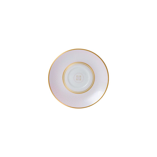 William Edwards Trellis Bone China White Round Classic Espresso Saucer 12cm Pack of 12