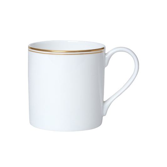 William Edwards Burnished Gold Bone China White Mug 35cl Pack of 12