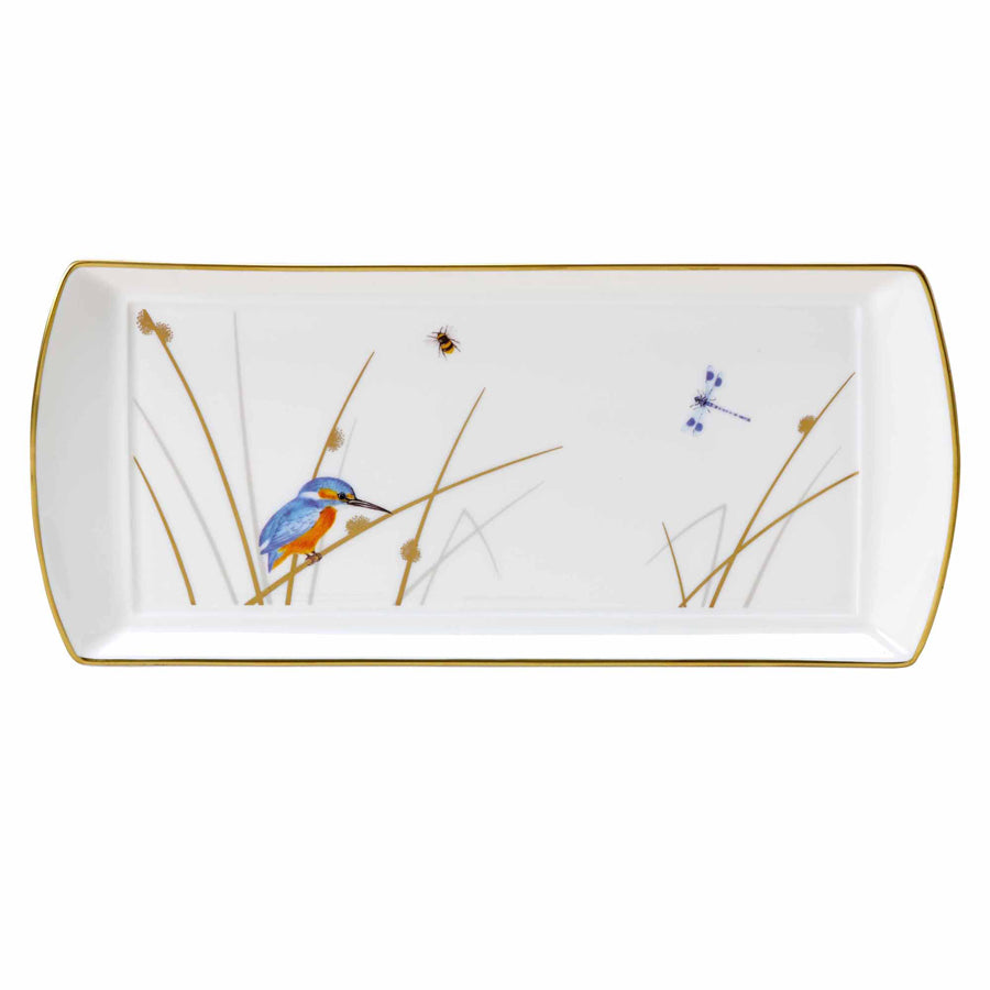 William Edwards Reed Bone China White Classic Rectangular Tray 34x25cm Pack of 12