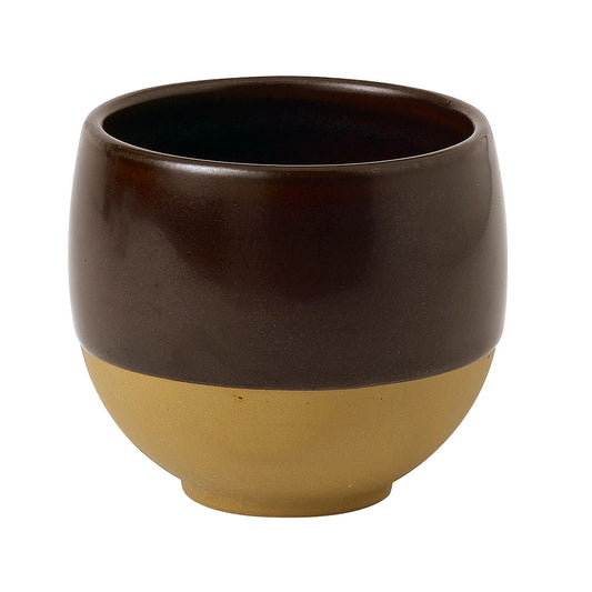 Churchil Emerge Vitrified Porcelain Cinnamon Brown Round Chip Mug 8.6x7.7cm 31.2cl 11oz Pack of 12