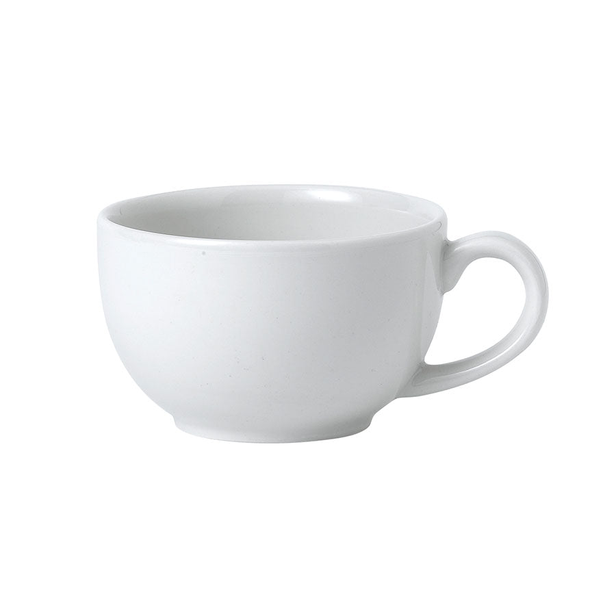 Churchill Café Vitrified Porcelain White Cappuccino Cup 17cl 6oz Pack of 12