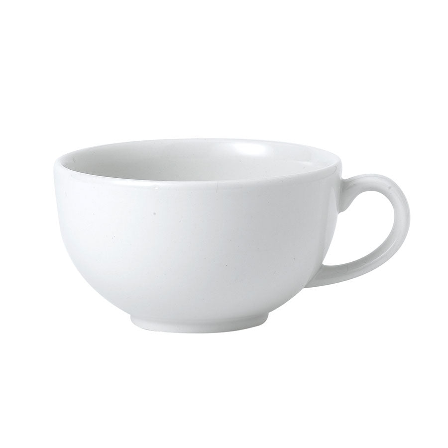 Churchill Café Vitrified Porcelain White Cappuccino Cup 28cl 10oz Pack of 12